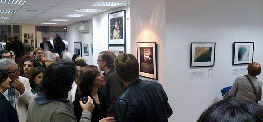 Inauguración de la exposición colectiva "71%" en la galería il mondo (Barcelona) 