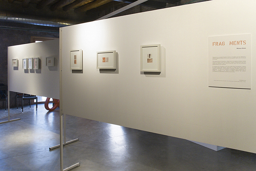 Fotografías del proyecto Fragments expuestas en el festival FineArt Igualada. Foto de Mireia Alises